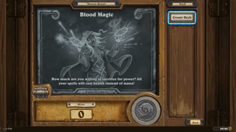 Blood magic tavern brawl deck